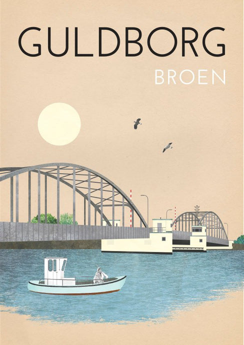 Guldborg Broen / 50x70 cm